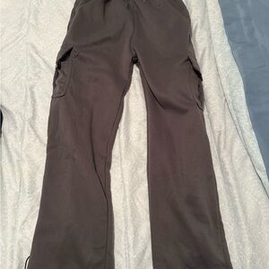 Men's Gray Cargo Sweat Pants